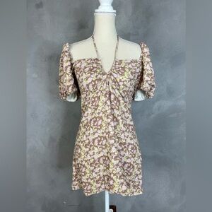 Anna nata floral mini dress size L